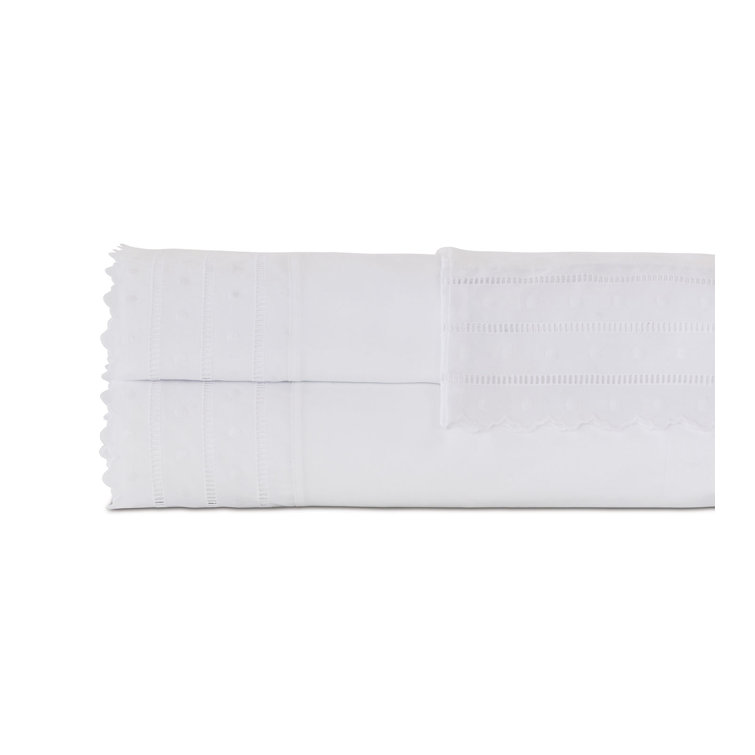 Eastern Accents Harper White Egyptian Cotton Sheet Set Wayfair